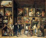 La Vista del Archidque Leopoldo Guillermo a su gabinete de pinturas.-u David Teniers